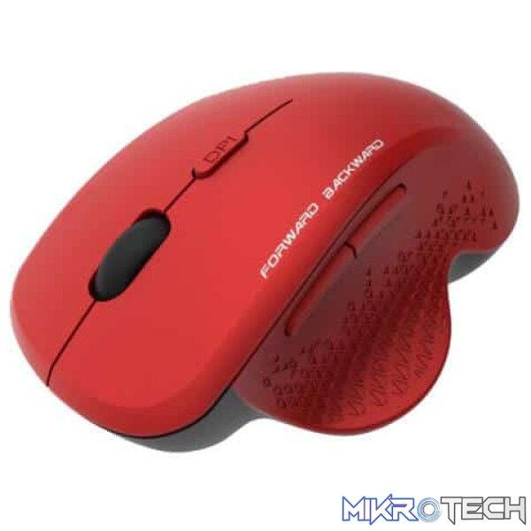 6B Wireless Optical Mouse - MW280 Red - Image 2